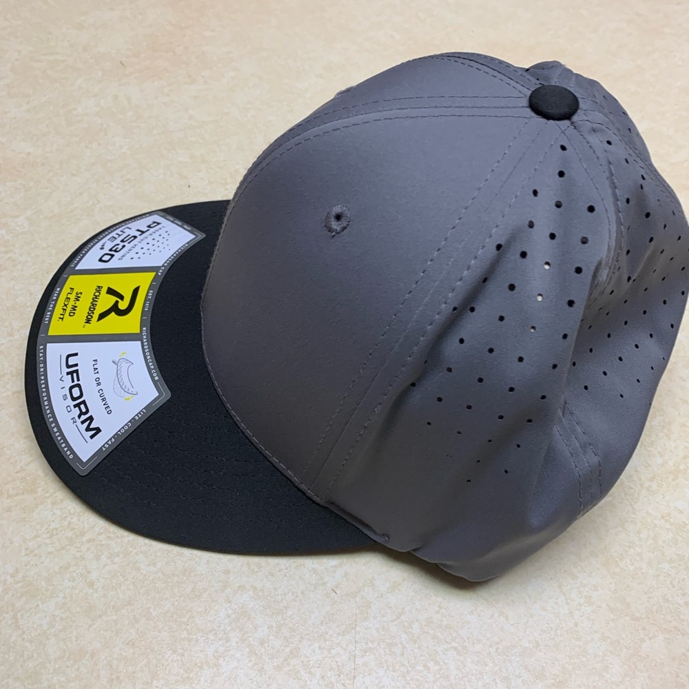 Gray and Black Men's Cap